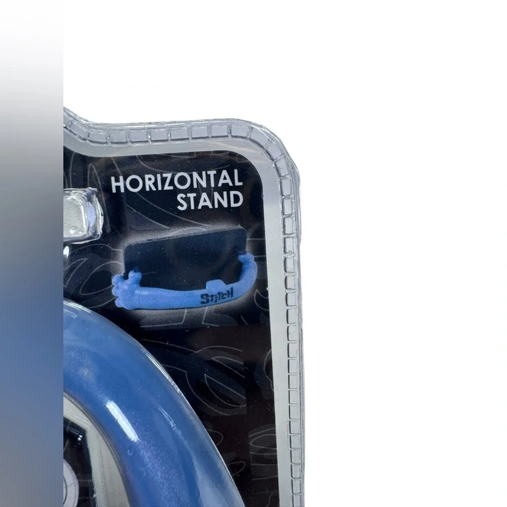 Disney Blue Stitch Phone Stand & decal